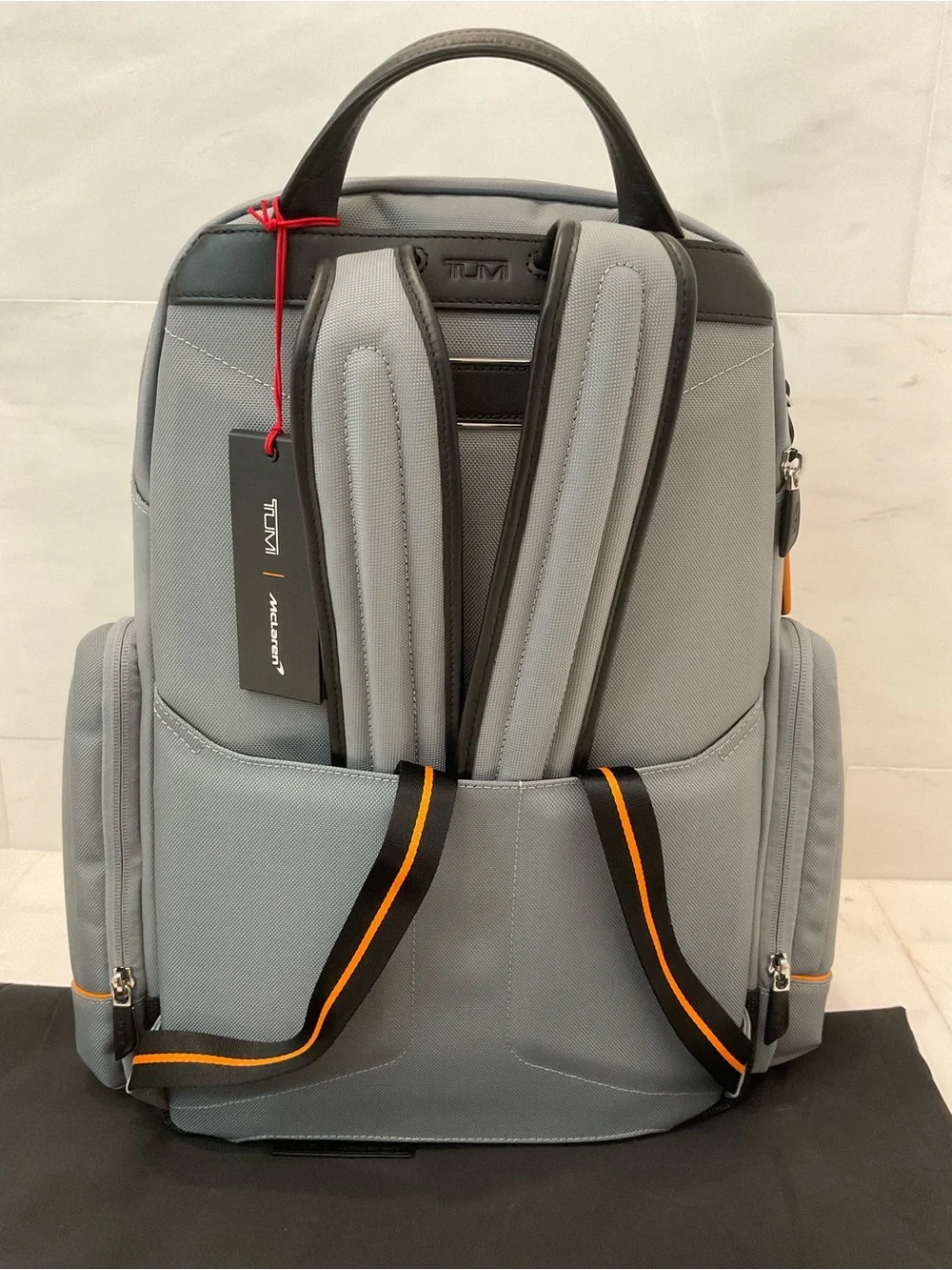 NEW Tumi McLaren PADDOCK 18.0” HTLS Polyester Laptop Backpack - SUPER GRAY